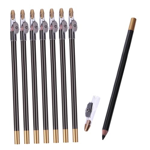 WOFASHPURET 8stücke Wasserdichter Augenbrauenstift Mit Integriertem Anspitzer Makeup Stift Für Frauen Und Mädchen Vielseitig Einsetzbar Als Eyeliner Und Lidschatten Für Unterwegs von WOFASHPURET