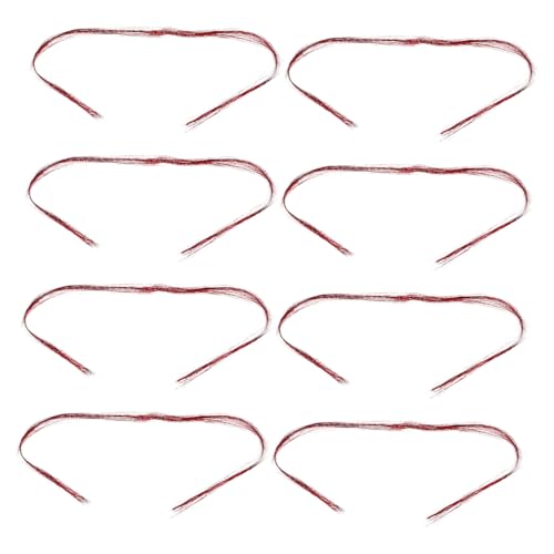 WOFASHPURET 8stücke Teiliges Bunter Haarflechtseile Mit Glitzereffekten Für Kreative Frisuren Und -haaraccessoires Für Mädchen Für Partys Und Besondere Anlässe von WOFASHPURET