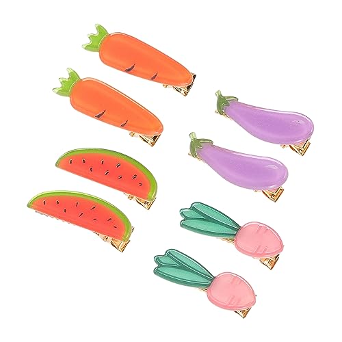 WOFASHPURET 8stücke -obst-design Haarclips Für Mädchen Haarklammern Als Haarschmuck Haarstyling-klammern Als Zubehör Haarnadeln Für Klemmen Dekorative Haarnadeln von WOFASHPURET