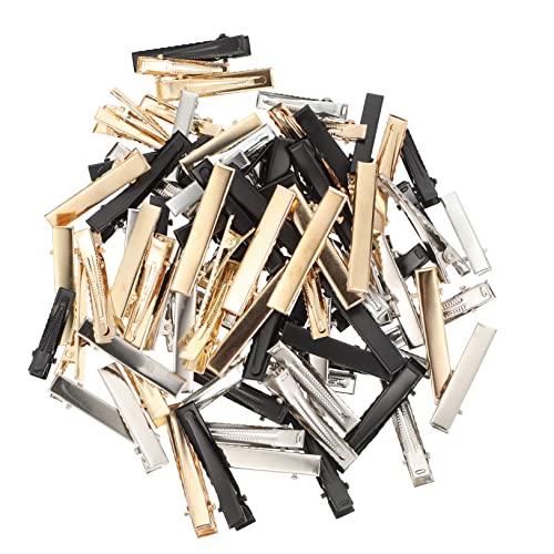 WOFASHPURET 90stücke Kleine Metall Alligator Haarspangen Entenschnabel Haarschmuck Für Frauen Mädchen Junge Mädchen Diy Basteln Frisieren Haaraccessoires von WOFASHPURET