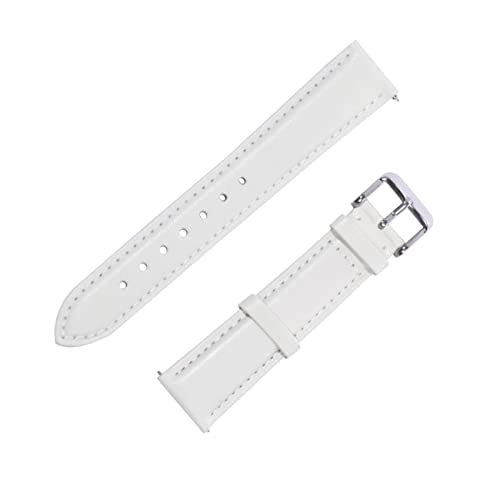 WOFASHPURET Leder-uhrenarmband Für Damen Modisches Uhrenarmband Weißes Uhrenarmband von WOFASHPURET