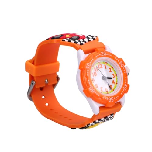 WOFASHPURET 3D Kinderuhr Cartoon Auto Design für Jungen und Mädchen Silikonarmband Kreative Armbanduhr für Kinder von WOFASHPURET