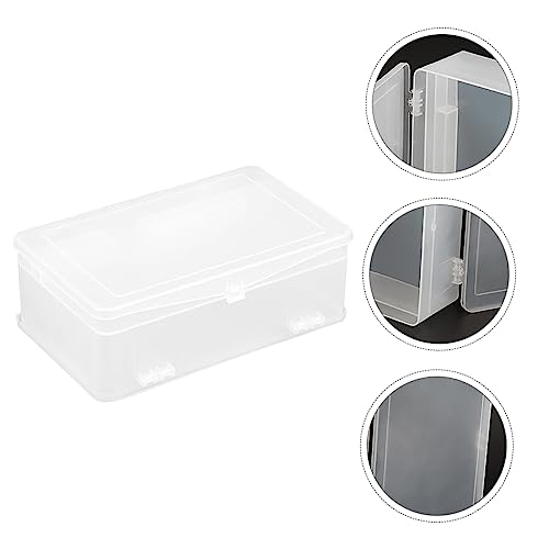 WOFASHPURET Nagelwerkzeug Halter Doppelschicht Aufbewahrungsbox Für Maniküre Transparente Kunststoffbox Multifunktionale Organizer Für Nagellack Und Werkzeuge von WOFASHPURET