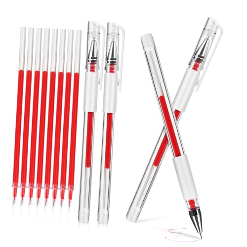 WOFASHPURET 4 Stück Roter Hautmarker Augenbrauen-mapping-stift Microblade-augenbrauenstift Eyeliner-schablonen Für Augen Und Lippen Brauenstift Zum Mapping Plastik Augenbrauenform Zeichenstift von WOFASHPURET
