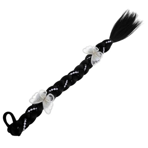 WOFASHPURET Geflochtene Pferdeschwanz Zopfverlängerung für Mädchen Natürlich Aussehendes Haarschmuck Leicht Anzuwenden für Partys und Hochzeiten Haarstyling Zubehör für Cosplay von WOFASHPURET