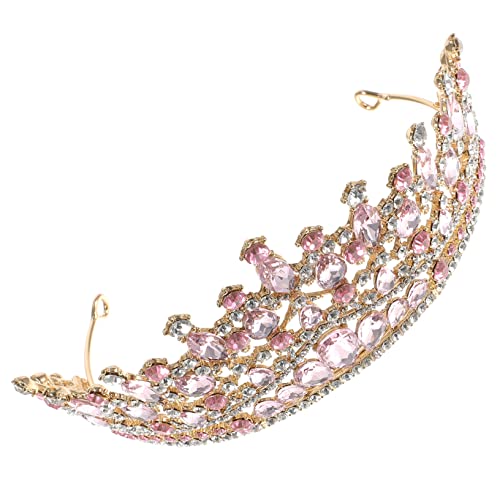 WOFASHPURET Barock Brautkrone mit Funkelnden Strasssteinen Hochzeits Haarband für Damen und Mädchen Langlebige Rustfreie Hochzeitstiare für Festliche Anlässe und Geburtstagsfeiern von WOFASHPURET