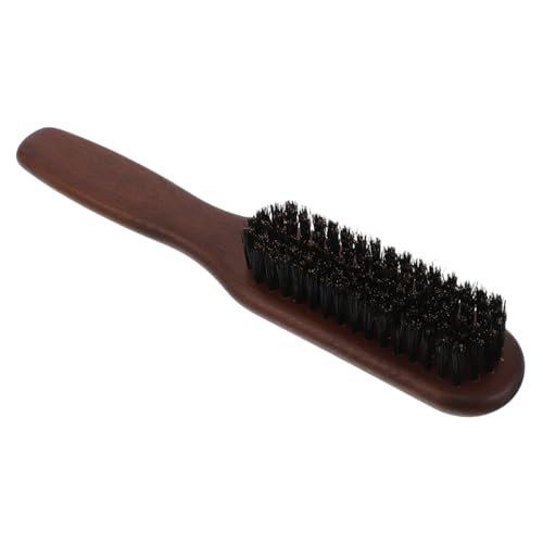 WOFASHPURET Holzbürste Für Herren Bartbürste Mit Stylingkamm Weicher Bürste Für Bart Und Bartpflege Reisefreundlich Mit Präzisen Zähnen Für Täglichen Gebrauch von WOFASHPURET