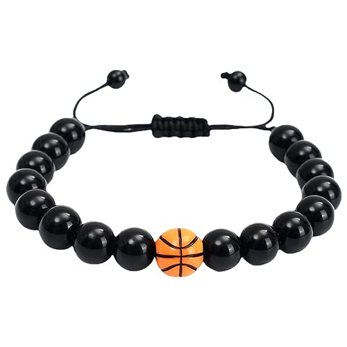 WOFASHPURET Basketball Armband Herren Armband Schmuck Tragbares Sport Armband Basketball Armband Für Jungen Verschleißfestes Ball Armband Tragbares Armband Kompaktes Armband Zartes von WOFASHPURET