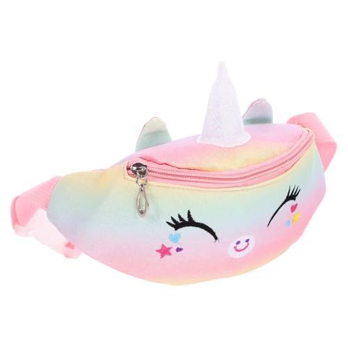 WOFASHPURET Bauchtasche Brusttasche Mädchen Gurt Umhängetasche Gürteltasche Freizeittasche Hüfttasche Einhorn Umhängetasche Lavendel von WOFASHPURET