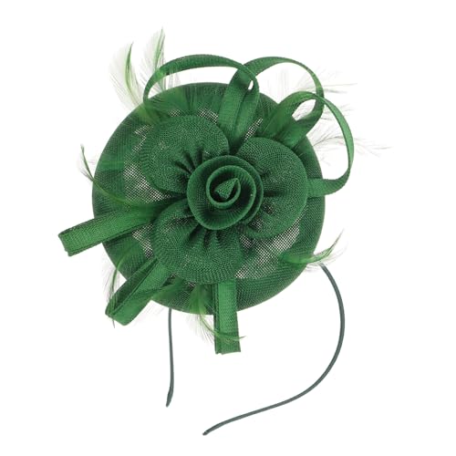 WOFASHPURET Blumen Haarschmuck mit Bogen Kreative Kopfbedeckung für Maskerade Vielseitig Einsetzbar als Haarnadel oder Stirnband für Bräute und Damen aus Hochwertigem von WOFASHPURET