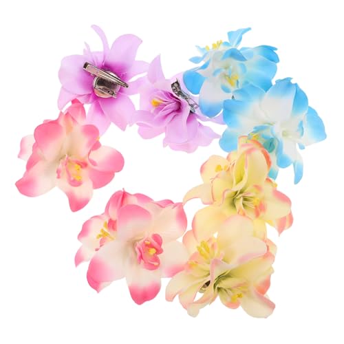 WOFASHPURET Boho Orchideen Haarclip Realistische Künstliche Blumen Haarklammern in Blau Violett und Rosa Leichter Hawaii Haarspange für Damen Strandurlaub Party und Hochzeit Accessoires WOFASHPURET Boho Orchideen Haarclip Realistische Künstliche Blumen Haarklammern in Blau Violett und Rosa Leichter Hawaii Haarspange für Damen Strandurlaub Party und Hochzeit Accessoires von WOFASHPURET