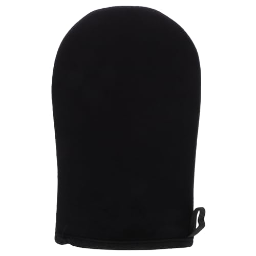 WOFASHPURET Bräunungshandschuhe Sonnenlos Selbstbräuner- Natürlich Bewerben Hände Bräunungslotion Mitt Drinnen Selbstbräunungshandschuh Fausthandschuh Bräunen Männer Flanell Schwarz von WOFASHPURET