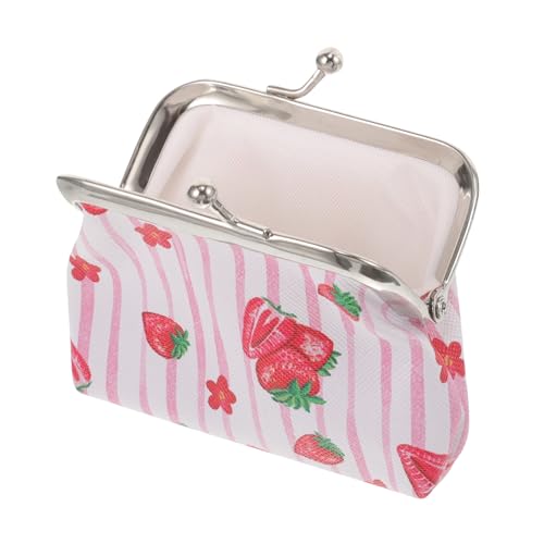 WOFASHPURET Kleine Geldbörse Für Damen Mit Obstmuster Münzgeldbörse Zum Aufbewahren Von Kopfhörern Lippenstift Münzen Bargeld Schlüsseln Taschentüchern Und Spiegel Geeignet Für Urlaub Shopping von WOFASHPURET