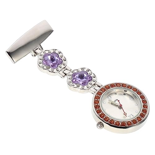 WOFASHPURET Krankenschwesteruhr Hängend Tragbare Taschenuhr für Damen Hochgenaue Quarz Uhr Leicht Ablesbare Brustuhr Design für Pflegekräfte für Ärzte und Schwestern von WOFASHPURET