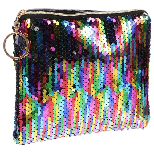 WOFASHPURET Paillettentasche Für Damen Abnehmbarer Gürtel Pailletten-umschlagtasche Tragbare Umhängetasche Für Geldbörse Schlüssel Handy Kosmetik Karten Und Andere Gegenstände von WOFASHPURET