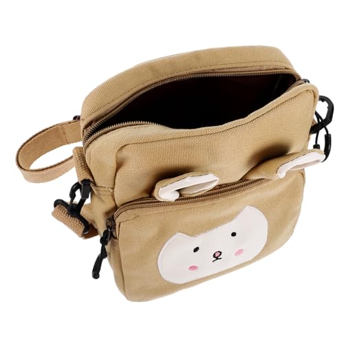 WOFASHPURET Schöne Hasen-Schultasche Für Junge Mädchen Canvas-Tasche Für Mädchen Reißverschlusstasche Mit Entzückendem Cartoon-Kaninchen-Muster Leicht Und Praktisch Für Tägliche von WOFASHPURET