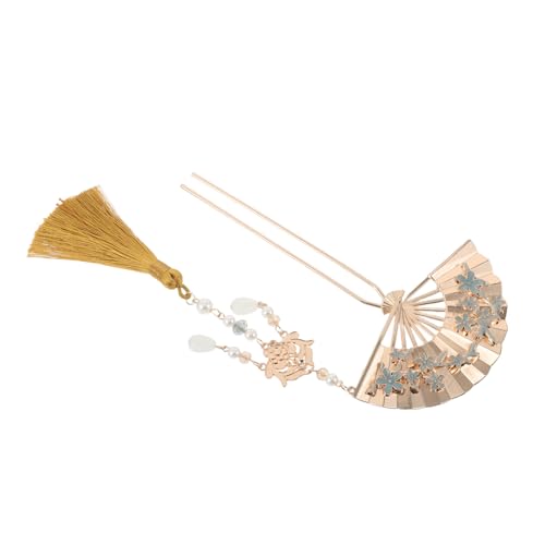 WOFASHPURET Metall Haarstäbe Mit Blumen Und Quasten Chinesische Haarspange Im Vintage-stil Haarnadeln Für Frauen Orientalischer Haar-schmuck Für Hochzeit Und Party von WOFASHPURET