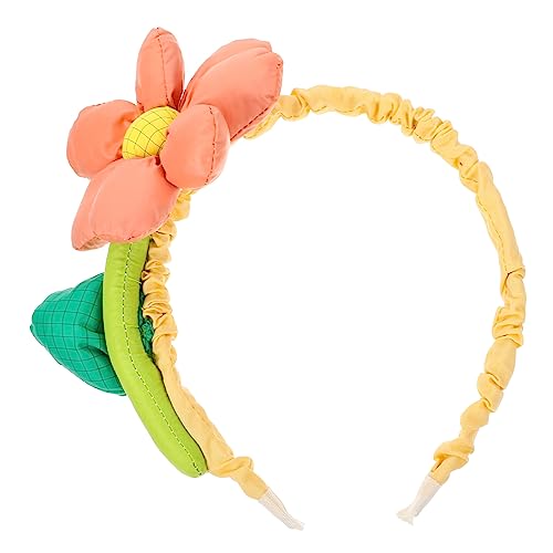 WOFASHPURET Cloth Flower Headband Für Junge Mädchen Bunte Blumen-stirnbänder Haaraccessoire Für Partys Fotoshootings Und Kostüme Zufällige Farben Süßes Design Für Mädchen von WOFASHPURET