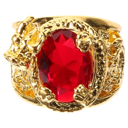 WOFASHPURET Drachen Stilvoller Herrenring Aus Robustem Material Schmuck Für Partys Und Alltag Leicht Kombinierbar von WOFASHPURET