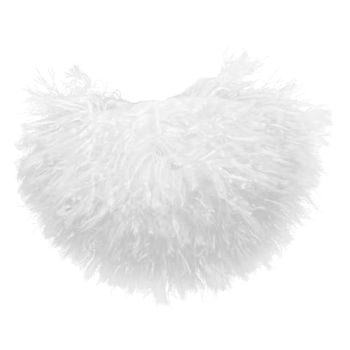 WOFASHPURET Cosplay Perücke Weiß Lockig Wellig Hitzebeständige Haarpiece Für Kostümpartys Festivals Und Halloween Stylische Und Langlebige Damen Herrenperücke von WOFASHPURET