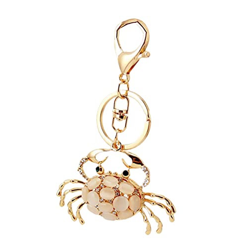 WOFASHPURET Crab Shaped Key Anhänger Schlüssel Ornament Key Dekoration Beutel-anhänger Koffer Anhänger von WOFASHPURET