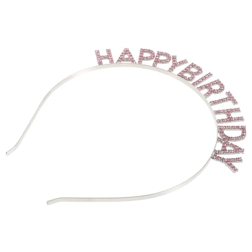 WOFASHPURET Creative Birthday Hair Hoops für Einzigartige Foto Requisiten Happy Birthday Haarschmuck Bequeme Augenfälliger Haarreif für Geburtstagsfeiern von WOFASHPURET