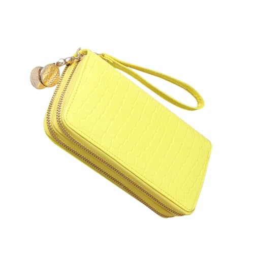 WOFASHPURET Lange Damen Geldbörse Aus Hochwertigem Material Mit Reißverschluss Mehrere Fächer Für Karten Bargeld Und Münzen Praktisch Und Langlebig von WOFASHPURET