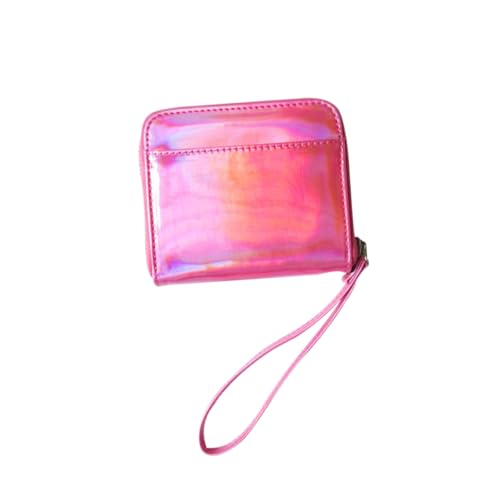 WOFASHPURET Damen Geldbörse PU Schimmerndem Kompakte Münzkoffer Für Frauen Für Unterwegs Perfektes Portemonnaie Für Kleine Essentials von WOFASHPURET