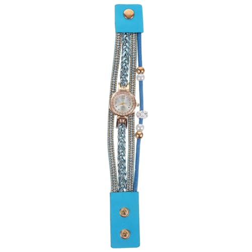 WOFASHPURET Damen Vintage Wristwatch Modische Quarz-Armbanduhr Für Frauen Mit Stilvollem Pu-Armband Perfektes Zum Geburtstag Für Besondere Anlässe von WOFASHPURET