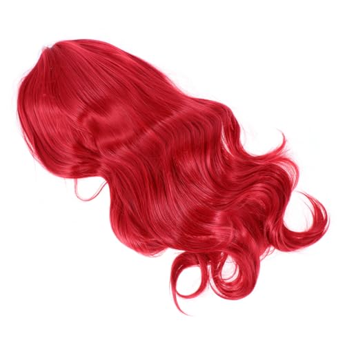 WOFASHPURET Damen Langhaar Perücke mit Farbverlauf Gewelltes Lockiges Cosplay Haarteil Weiches Synthetisches Material Natürlich Wirkende Party perücke Vielseitig und Angenehm zu Tragen von WOFASHPURET