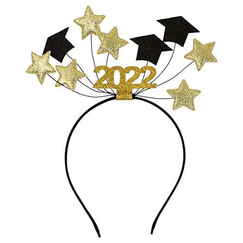 WOFASHPURET Doktorhut Haarreifen für Abschlussfeiern Mini Hut Haarschmuck Absolventenhut mit Einzigartigem Design für Männer und Graduierungsfeiern und Partys von WOFASHPURET