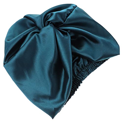 WOFASHPURET Double Layer Imitation Silk Schlafmütze Für Damen Atmungsaktive Haarhaube Für Nachtpflege Und Duschgebrauch Elegantem von WOFASHPURET