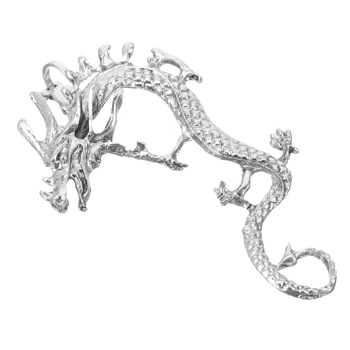 WOFASHPURET Dragon Ohrclip Damen Ohrklemme Punk Stil Geometrisch Ohrschmuck Nicht Piercing Robust Langlebig Modisch Für Geburtstag Festival Hochzeit von WOFASHPURET