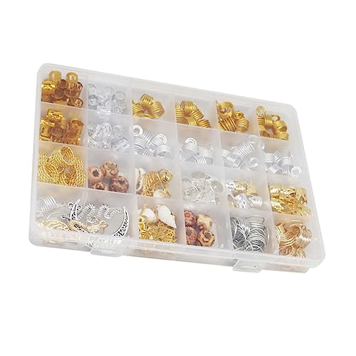 WOFASHPURET Dreadlocks Perlen Flechtringe Haarspangen Zinklegierung Bartzöpfe Hochzeitsbälle von WOFASHPURET