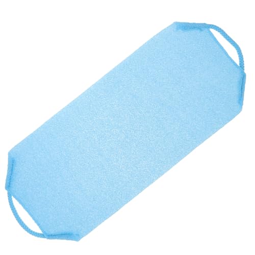 WOFASHPURET Körperpeeling-tuch Für Dusche Doppelseitiges Exfoliating Handtuch Für Rücken Geeignet Für Hauttypen Mit Praktischem Aufhängeloop Blau von WOFASHPURET