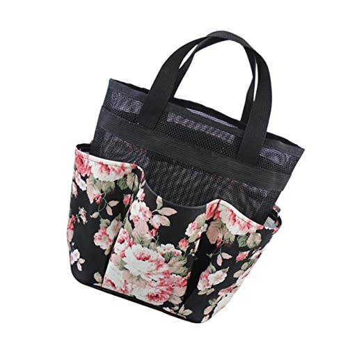 WOFASHPURET Duschkorb Aus Netzmaterial Faltbar Und Aufbewahrungstasche Für Dusche Tragbar Für Reisen Badezimmer-Organizer Geeignet Für Shampoo Gesichtspflege Handtücher Und Badzusätze von WOFASHPURET