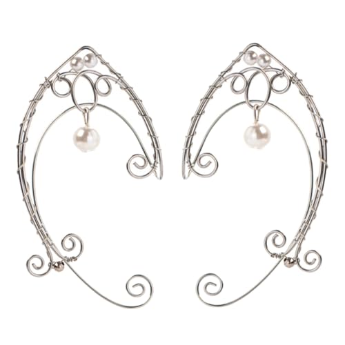 WOFASHPURET Ear Clip Damen Ohrklemme Kupfer Ohr Manschette Non Piercing Ohr Schmuck Handgefertigt Elegantes Design für Frauen und Mädchen Komfortabel und Modisch von WOFASHPURET