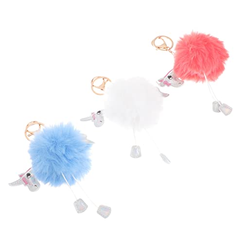 WOFASHPURET Autozubehör: Dekorativer Schlüsselanhänger Plüsch-schlüsselanhänger Hängendes Ornament Taschenanhänger von WOFASHPURET
