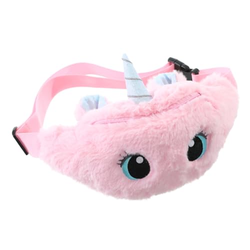 WOFASHPURET Umhängetasche Aus Plüsch Mit Einhorn-Design Verstellbarem Schultergurt Leicht Und Für Mädchen Zum Einkaufen Und Ausgehen von WOFASHPURET