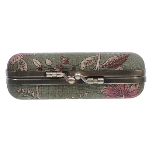 WOFASHPURET Eleganter Lippenstifthalter Mit Spiegel Vintage Lippenstift-Organizer Für Damen Robustes Design Für Handtaschen Reisen Und Partys Antikbraun Olivenfarbe von WOFASHPURET