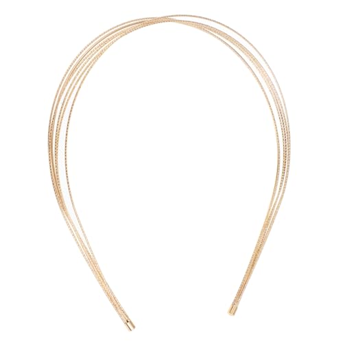 WOFASHPURET Eleganter Mehrlagiger Metall haarreif Damen Haarschmuck für Hochzeit Party Mädchen Modisches Accessoire Langlebig und Vielseitig für Festliche Anlässe Geeignet von WOFASHPURET