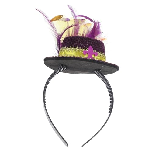 WOFASHPURET Elegantes Fascinator Stirnband Damen Modisches Kopfschmuck mit Federn Langlebig und Komfortabel für Teeparty Abendkleid und Formelle Anlässe Einzigartiges Design von WOFASHPURET