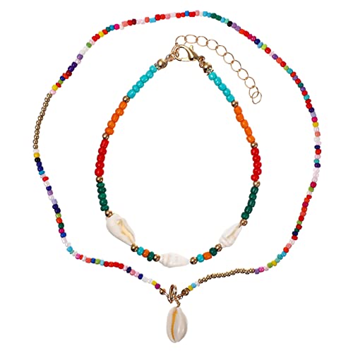 WOFASHPURET Elegantes Perlen-halsband Und Armband-set Muschelschmuck-look Für Teenager-mädchen WOFASHPURET Elegantes Perlen-halsband Und Armband-set Muschelschmuck-look Für Teenager-mädchen von WOFASHPURET