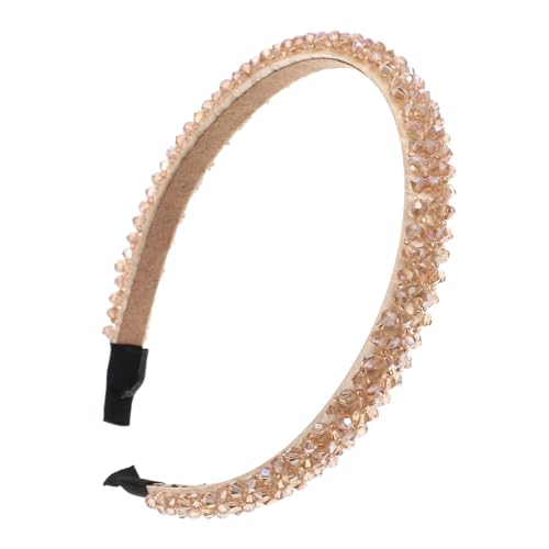 WOFASHPURET Elegante Haarbänder Mit Perlen Für Mädchen Vierreihiges Funkelndes Wasserperlendesign Für Hochzeiten Partys Und Festliche Anlässe von WOFASHPURET