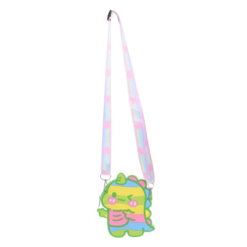 WOFASHPURET Kids Dinosaur Crossbody Bag Lustiger Geldbeutel Für Mädchen Leicht Und Handlich Für Mädchen Bunte Dino-Designs Als Accessoire von WOFASHPURET