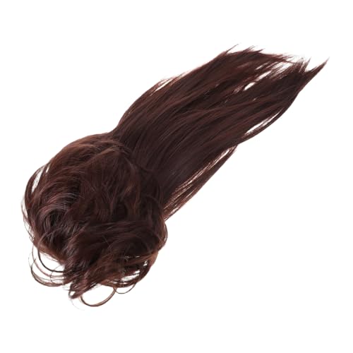 WOFASHPURET Erwachsene Retro Perücke Lustige Cosplay Perücke Realistischem Kunsthaar Für Bühnenaufführungen Und Disco-partys Und Lockig Tiefbraun von WOFASHPURET