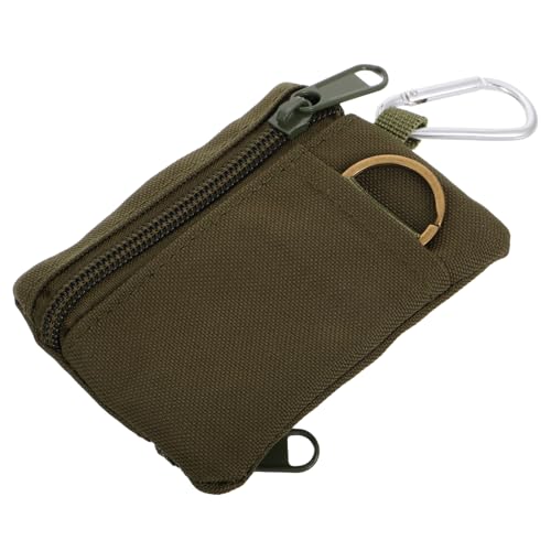 WOFASHPURET Zipper Pouch Organizer Schlüsselanhänger Tasche Für Outdoor Aktivitäten Militärstil Multifunktionale Geldbörse Für Wandern Und Täglichen Gebrauch von WOFASHPURET