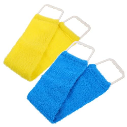 WOFASHPURET Farbiger Massage Badehandschuh Doppelseitiger Rückenschrubber für Männer und Körperpeeling Tool zur Gesunder Haut und Aktivierung Blutzirkulation Zufällige Zufällige Farbe von WOFASHPURET