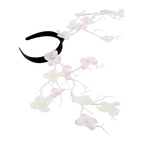 WOFASHPURET Floral Tree Branch Headband Handgefertigtes Haaraccessoire Für Frauen Und Mädchen Für Hochzeiten Bühnenaufführungen Und Fotoshootings Leicht Und Bequem Zu Tragen von WOFASHPURET