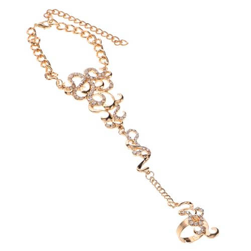 WOFASHPURET Fußkette im Strandstil Goldene Zehenring Anklet Verstellbares Fußkettchen für Damen Elegantes Zubehör für Sommer Strandpartys von WOFASHPURET